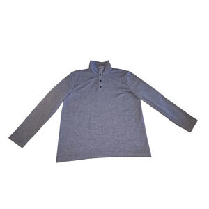 Banana Republic Men's Blue 1/4 Button Sweater Size XL